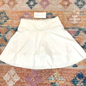 NWT Athleta White Ace Tennis 15.5” Skort